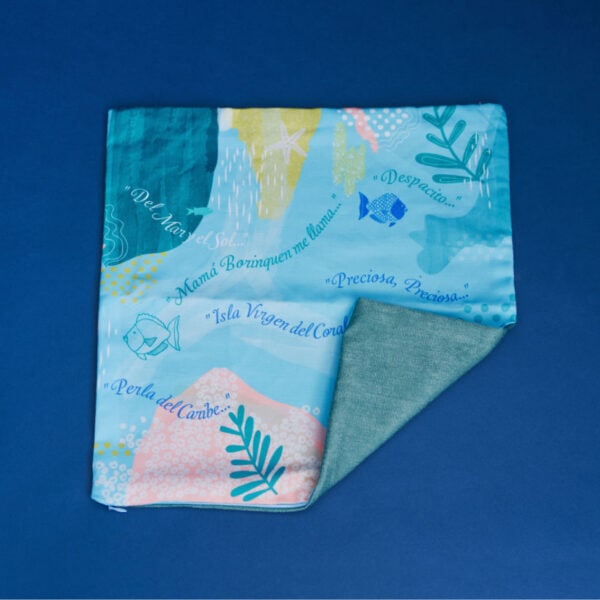 Pillow Cases with design inspired by the Caribbean Sea of Puerto Rico-2