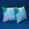Pillow Cases with design inspired by the Caribbean Sea of Puerto Rico-3