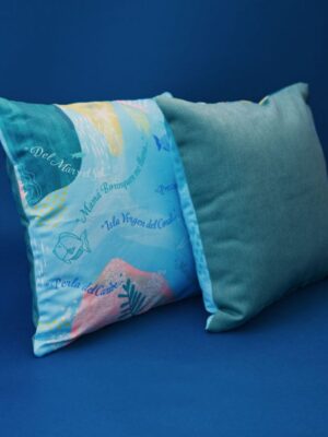 Pillow Cases with design inspired by the Caribbean Sea of Puerto Rico-1