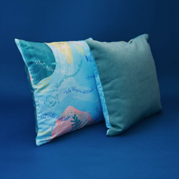Pillow Cases with design inspired by the Caribbean Sea of Puerto Rico-1